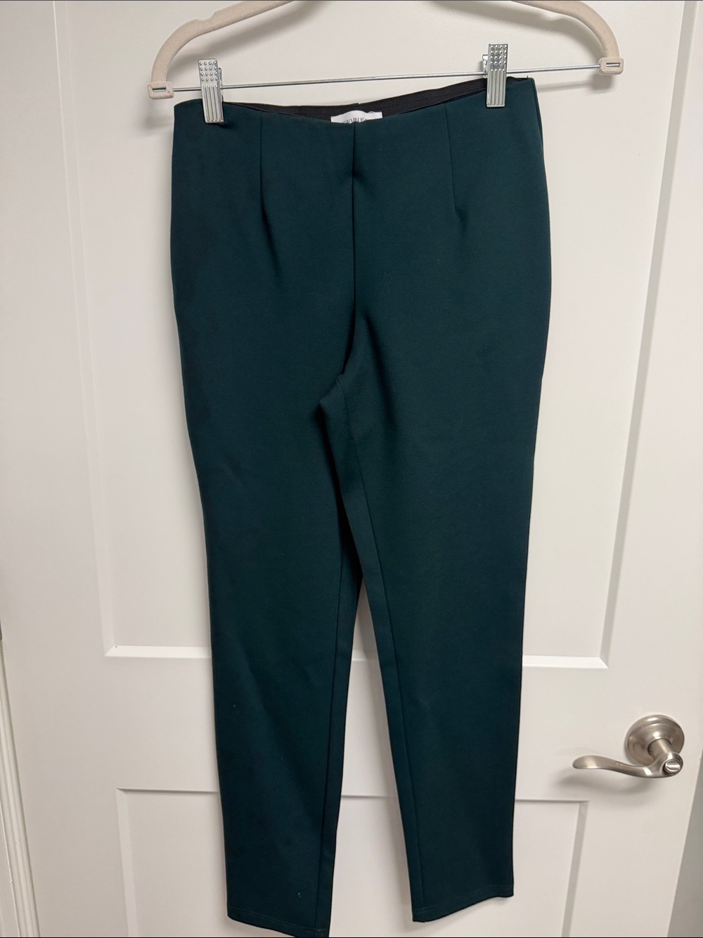 Calvin Klein Dark Teal Waistband Trousers
